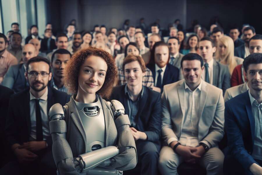 portrait-ai-robot-with-human-coworkers_23-2151015334